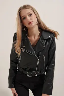 چرم کت زنانه بیگ دارت 1029BGD19 - 19351 | Bigdart