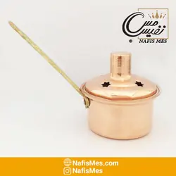 اسپند دود کن مسی دسته برنجی تولید زنجان - بسیار زیبا - نفیس مس