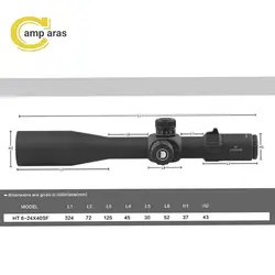 دوربین تفنگ دیسکاوری مدل HT 6-24X40 SF