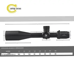دوربین تفنگ دیسکاوری LHD-NV 8-32X50SFIR FFP-Z