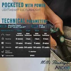 چراغ قوه جیبی KINSACH مدل SH-16027