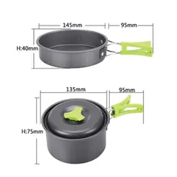 ست قابلمه با ماهیتابه وسایل دارDS200