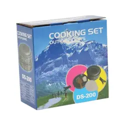 ست قابلمه با ماهیتابه وسایل دارDS200