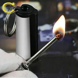 فندک کبریتی دائمی فلزی مدل استوانه ای