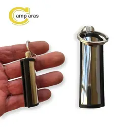 فندک کبریتی دائمی فلزی مدل استوانه ای