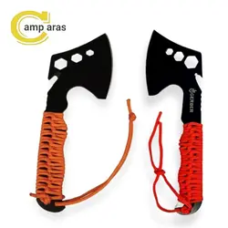 تبر گربر دسته نارنجی چخماق دار مدل 444 GERBER AXE