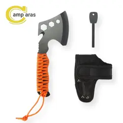 تبر گربر دسته نارنجی چخماق دار مدل 444 GERBER AXE