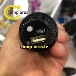 لیزر پوینتر حرارتی پاور بانک دار 50000MW USB017 نور آبی