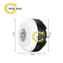 چراغ چادر شارژی آهنربایی BORUIT EBW2080 LED پاوربانک دار