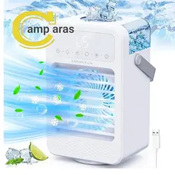 فن و کولر آبی مه پاش 3 حالت رومیزی Air Cooler Fan اصل