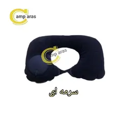 بالش گردنی بادی خودبادشو روکش مخمل Pillow ZJ-33