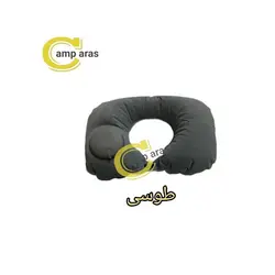 بالش گردنی بادی خودبادشو روکش مخمل Pillow ZJ-33