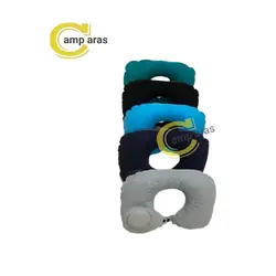 بالش گردنی بادی خودبادشو روکش مخمل Pillow ZJ-33