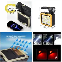 پروژکتور شارژی خورشیدی چندکاره Solar Portable Lamp پاوربانکی