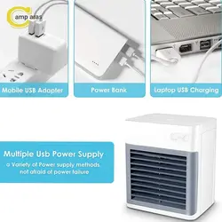 کولر آبی شارژی رومیزی و فن مه پاش مدل 927 Water cooled spray fan