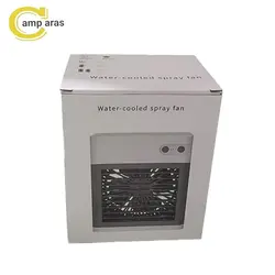 کولر آبی شارژی رومیزی و فن مه پاش مدل 927 Water cooled spray fan