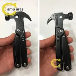 ابزار چندکاره چکش تاشو کمپینگ STAINLESS GW1122 ضد زنگ