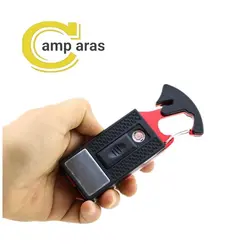 ابزار همه کاره چراغ قوه شارژی فندک دار مدل D64