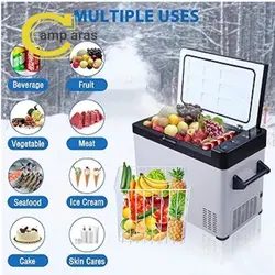 یخچال و فریزر سفری خودرو 55 لیتر مدل EH Q-55 پنل لمسی