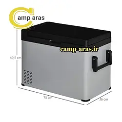 یخچال و فریزر مسافرتی خودرو مدل 65 لیتر EH Q-65 پنل لمسی