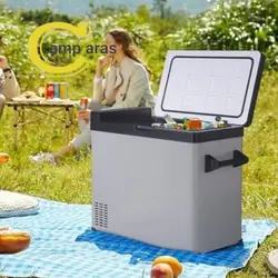 یخچال و فریزر مسافرتی خودرو مدل 65 لیتر EH Q-65 پنل لمسی