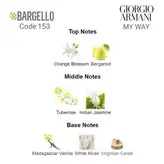 ادکلن زنانه کد 153 بارگلو ۵۰ میل رایحه مای وی از جیورجیو آرمانی