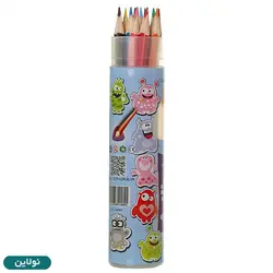 مداد رنگی 12 رنگ آرت لاین Artline استوانه ای طرح هیولا