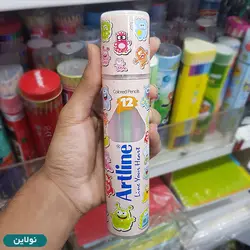 مداد رنگی 12 رنگ آرت لاین Artline استوانه ای طرح هیولا