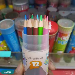 مداد رنگی 12 رنگ آرت لاین Artline استوانه ای طرح هیولا