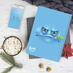 دفتر مشق تک خط 50 برگ مستر راد طرح ایموجی کد 1568