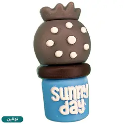 سرمدادی سیلیکونی طرح گلدان آناناس کد 005