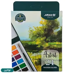 آبرنگ 24 رنگ آریا آرتیست Arya Artist