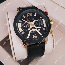 ساعت مچی مردانه کارن 8329 مشکی-رزگلد (کورن واتچ CURREN WATCH)