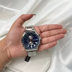 ساعت مچی مردانه کارن 8351 نقره ای-آبی (کورن CURREN) پسرانه زنانه دخترانه هوشمند اسپرت دیجیتال سه موتوره