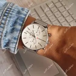 ساعت مچی مردانه کارن 8339 نقره ای (کورن CURREN) پسرانه زنانه دخترانه هوشمند اسپرت دیجیتال سه موتوره