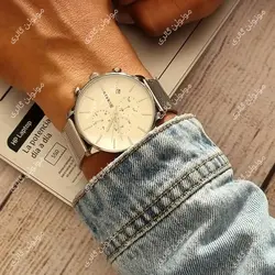 ساعت مچی مردانه کارن 8339 نقره ای (کورن CURREN) پسرانه زنانه دخترانه هوشمند اسپرت دیجیتال سه موتوره