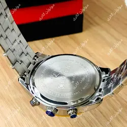 ساعت مچی مردانه کارن 8427 نقره ای-سفید (کورن CURREN) پسرانه زنانه دخترانه هوشمند اسپرت دیجیتال سه موتوره