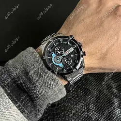 ساعت مچی مردانه کارن 8402 نقره ای-مشکی (کورن CURREN) پسرانه زنانه دخترانه هوشمند اسپرت دیجیتال سه موتوره