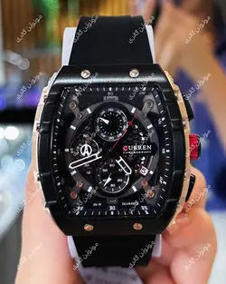 ساعت مچی مردانه کارن 8442 مشکی CURREN سه موتور فعال