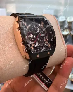 ساعت مچی مردانه کارن 8442 مشکی CURREN سه موتور فعال