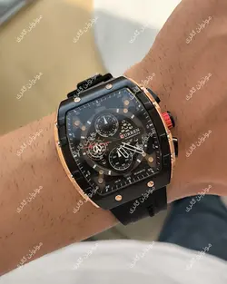 ساعت مچی مردانه کارن 8442 مشکی CURREN سه موتور فعال