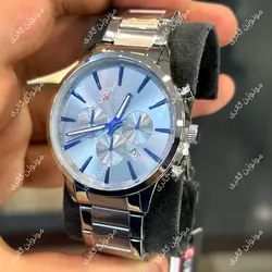 ساعت مچی مردانه کارن 8435 نقره ای-خاکستری CURREN سه موتور فعال