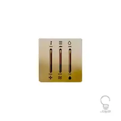 کلید و پریز آسیا مدل کریستال بژ زه دار