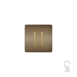 کلید و پریز آسیا مدل کریستال بژ زه دار