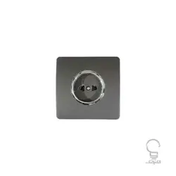 کلید و پریز آسیا مدل کریستال مشکی زه دار