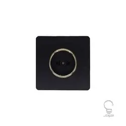 کلید و پریز آسیا مدل کریستال مشکی زه دار