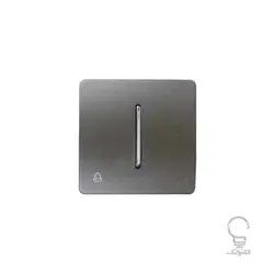 کلید و پریز آسیا مدل کریستال مشکی زه دار