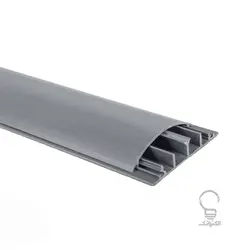 داکت نیم گرد زمینی سفید، خاکستری و طرح چوب سایز 10×30 سوپیتا