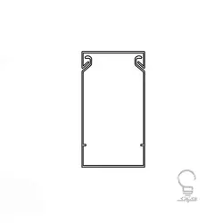 داکت شیاردار سفید و طرح چوب نمره 4 سایز 30×40 سوپیتا