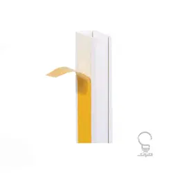 داکت پشت چسبدار سفید و طرح چوب نمره 3 کوتاه سایز 15×30 سوپیتا